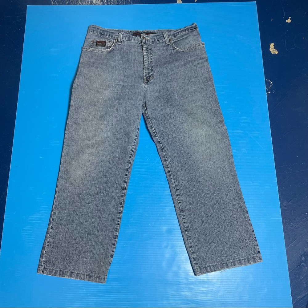 Point Zero Men's Light Gray Straight-Leg‎ Jeans